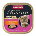 ANIMONDA Vom Feinsten Mini Senior kana, k&uuml;&uuml;liku ja basiilikuga 100 g