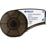 Isekleepuv printerisilt Brady M21-750-595-PL &mdash; vin&uuml;&uuml;l, lilla valgel, 1,91 cm &times; 6,4 m