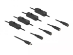 USB USB-C isane 4 &times; DC 5,5 &times; 2,1 mm emase otsaga kaabel DeLOCK 86802