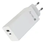 Techly IPW-PD100W-WH mobiilseadme laadija Akupank, Nutitelefon, Tahvelarvuti, Universaalne Valge Kiirlaadimine Sisetingimustesse