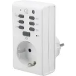 Analoogtaimer Renkforce 1289333 1800W IP20 h&auml;marusfunktsiooniga