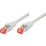 Tecline exertis Connect - paigalduskaabel - RJ-45 (M) kuni RJ-45 (M) - 10 m - SSTP-kaabel - CAT 6 - halogeenivaba - hall (71510)