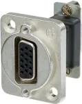 Neutrik D-SUB adapter D-SUB-pistikupesa 15kontaktiline - D-SUB-pistikupesa 15kontaktiline NADB15FF 1 tk (NADB15FF)
