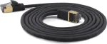Wantec Extra-thin Cat.7 toorkaabel SSTP patch-kaabel - 25 m -Cat.7 toorkaabel - S/FTP (S-STP) - RJ-45 - RJ-45 - Must (7210)