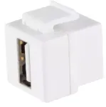 Keystone-moodul ShiverPeaks 08-10044 Lame Valge USB A