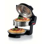 Ariete 927 Pizzeria, kahekordne pitsaahi, 2 pitsat 4 minutiga, 2300 W, 2 tulekindlat kivi, 2 termostaati, l&auml;bim&otilde;&otilde;t 32 cm, 5 k&uuml;psetusastet, 2 roostevabast terasest labidat, punane