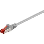 Wentronic Goobay CAT 6 paigalduskaabel, S/FTP (PiMF), hall, 10 m &ndash; LSZH halogeenivaba, vask (50891)