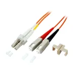 EFB-Elektronik Dupleks H&uuml;ppaja LC-SC OM1 62.5/125&micro;m 3m Oranž LSZH Fiiberoptiline Paigalduskaabel