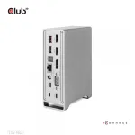 Dokkimisjaam CLUB3D CSV-1568 Metallkorpus USB Gen2 Type-C USB Gen2 Type-A HDMI DP VGA RJ45 120W
