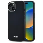 DKNY DKHMP14SPSCMCLK K&otilde;va &uuml;mbris Apple iPhone 14, 6,1 inch, must, lihtne logo, MagSafe