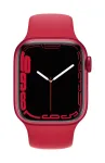Apple Watch Series 7 GPS, 41mm (PRODUCT)RED Aluminium Case with Sport Band - Regular (PRODUCT) Red