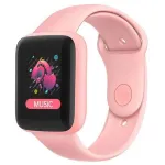 iWear M7 Smart & Fit Watch Full Touch 1,3 tolli IPS, meedia juhtimine, pulss, verer&otilde;hk, sotsiaalne roosa