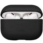 UNIQ Terra &uuml;mbris AirPods Pro 2. p&otilde;lvkonnale (2022/2023) - ehtne nahk, Dallas Black