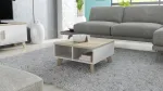 Cama LOTTA 60 Kohvilaud valge/sonoma tamm