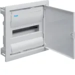 Hager Volta VU12NE s&uuml;vispaigaldatav jaotuskilp, 1 rida, 12 moodulit, IP30, metalluks, 348&times;356&times;98 mm, valge