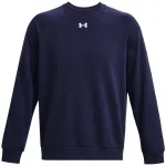 Under Armour meeste Rival Fleece &uuml;mmarguse kaelusega dressipluus s&uuml;da&ouml;&ouml;sinine 1379755-410