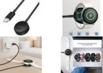 LogiLink PA0381 Traadita induktsioonlaadimiskaabel Samsung Galaxy Watch jaoks, must, 1 m