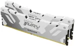 Kingston Technology FURY 32GB 8000MT/s DDR5 CL38 DIMM (2 tk komplekt) Renegade Valge XMP