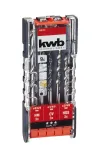 KWB 109155 HSS keerdpuuride komplekt, 9-osaline, 1,5-6,0 mm, DIN 338, lihvitud, metallile, plastile, puidule