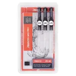 ARISTO mg1 pro Basic rapidograafide komplekt, 3 tu&scaron;ipliiatsit 0,35 / 0,50 / 0,70 mm, 4 osa (AR64300)