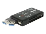 DeLOCK SuperSpeed USB-kaardilugeja CF SD Micro SD MS M2 xD 5 Gbps