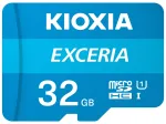 KIOXIA EXCERIA M203 microSDHC m&auml;lukaart 32GB, UHS-I U1, Class 10, kuni 100 MB/s, SD-adapteriga, sinine