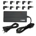Toiteadapter/inverter IBOX IUZ90WA 90 W, sisend 100&ndash;240 V, v&auml;ljund 4,5 A, reguleeritav pinge, siseruumides, must