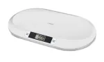 Esperanza EBS019 Bebe elektrooniline beebikaal, 20 kg, 10 g t&auml;psus, LCD-ekraan, valge