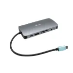 Dokkimisjaam i-tec Metal USB-C Travel Nano Dock HDMI/VGA LAN-iga ja toiteedastusega 100 W