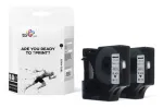 TB Print TBTD-45013 sildilint DYMO jaoks, 12 mm x 7 m, must valgel, 2 tk