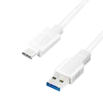 USB-kaabel LogiLink CU0175 USB 3.2 Gen 1 1,5 m USB A USB C valge