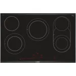 Bosch Serie 8 PKM875DP1D pliit Must, Roostevaba teras Sisseehitatud Keraamiline pliit 5 tsooni