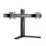 White Shark GMS-3202 RHAMSES-II kahe monitori lauakinnitus, 17-27 tolli, 2x7 kg, VESA 75x75/100x100