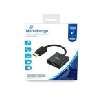 Video kaabliadapter MediaRange MRCS175 0.15m HDMI Type A DisplayPort Must