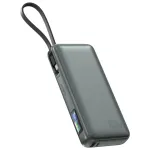 Akupank 4smarts 541603 &mdash; Li‑Ion 20000 mAh, USB‑C + USB‑A, 165W koguv&auml;ljund, 5A, hall