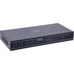 InLine 57885F KVM-l&uuml;liti, 2-suunaline, HDMI, 4K60Hz, kahe monitoriga
