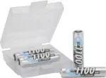 Ansmann Micro AAA korduvlaetav NiMH 4-pakend + karp 1100 mAh 1,2 V 1 komplekt 1311-0002 - Micro (AAA) - 1,10