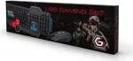 Gembird KBS-UMG-01-DE klaviatuur USB saksa must (KBS-UMG-01-DE)