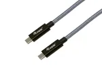 USB-C&ndash;USB-C kaabel EQUIP 1,0 m &mdash; USB 3.2 Gen 2x2, 20 Gbps, PD 240W, 4K/60Hz, must