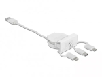 DeLOCK Easy 45 moodul USB 2.0 3-in-1 sisset&otilde;mmatav kaabel 0,5 m