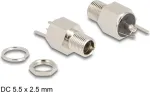 DeLOCK pistik DC 5,5 x 2,5 mm emane vahesein jootmisversioon Kuuskant 20 V 9 A