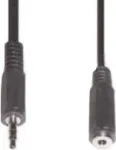 Helikaabel 3,5 mm e+p B 125/5 5 m Must