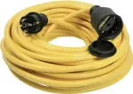 Pikendusjuhe AS Schwabe 60353, 16 A, kollane, 15 m
