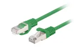 Lanberg PCF6-20CC-0025-G Cat.6 F/UTP &uuml;henduskaabel, 10-pakk, 0,25 m, roheline
