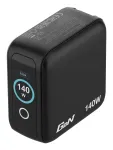 Verbatim Mini GaN Charger 140W koos Display, Indoor, AC, 28 V, Must