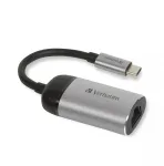 Verbatim 49146 s&uuml;learvuti dokkimisjaam/pordireplikaator USB 3.2 Gen 1 (3.1 Gen 1) USB-C must, h&otilde;bedane