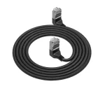 ACT DA6930 Cat6a U/FTP (STP) v&otilde;rgukaabel 0,15 m, RJ-45 kuni RJ-45, kullatud kontaktidega, must
