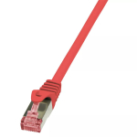 V&otilde;rgukaabel LogiLink 0.25 m punane RJ-45 Cat6 S/FTP