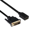 Club 3D CAC-1211 DVI-D&ndash;HDMI 1.4 kaabel, Dual Link, M/F, 2 m, must