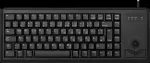 Cherry G84-4400 kompaktne klaviatuur puuteplaadiga USB Belgia paigutus Must G84-4400LUBBE-2